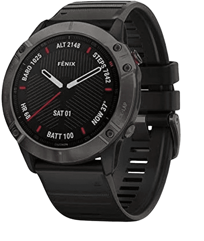 Garmin Fenix 6X Sapphire Noir/Gris