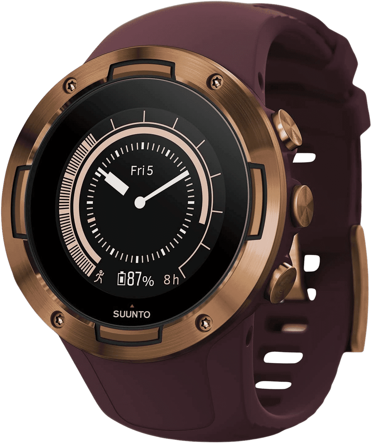 Suunto 5 46mm Graphite rouge