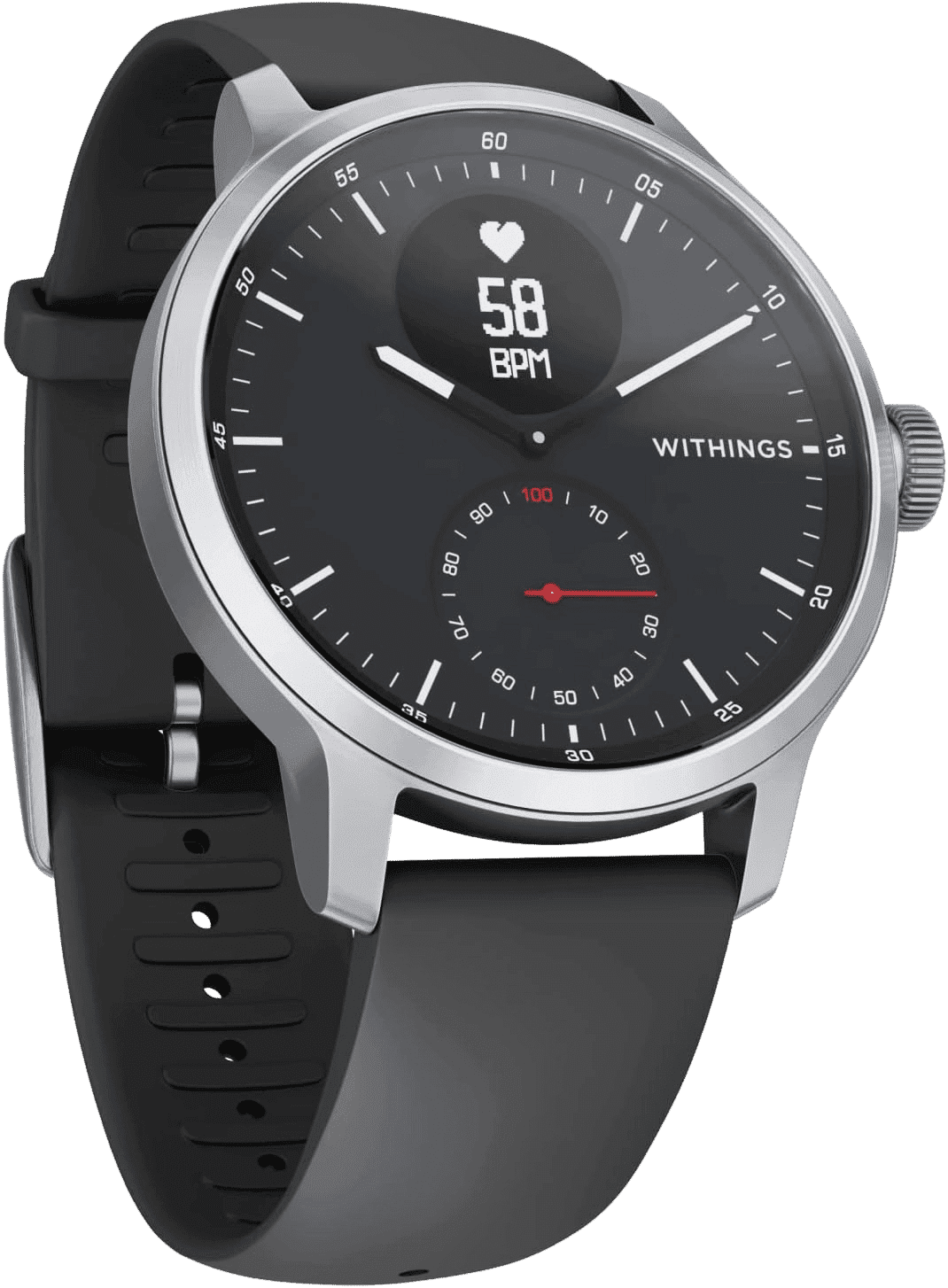 Withings ScanWatch 42mm Noir, Blanc