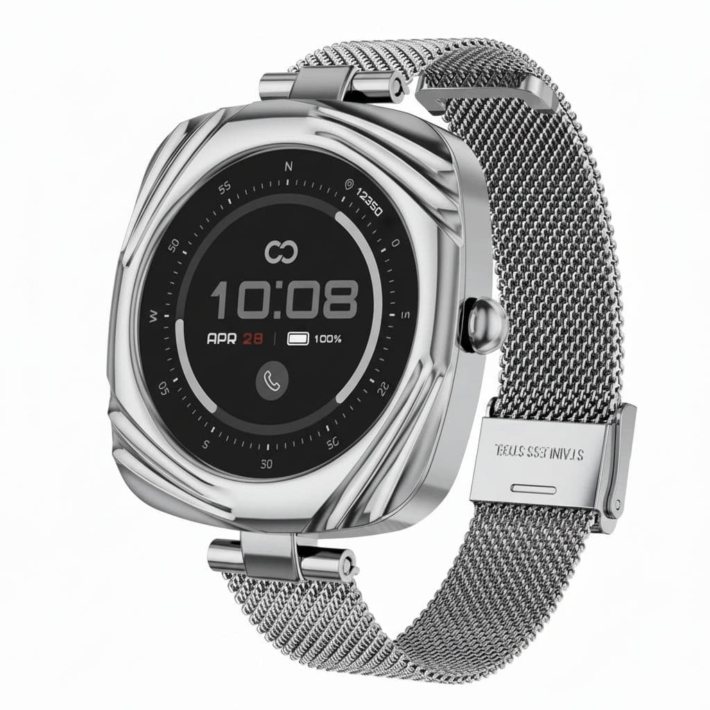 Montre connectée femme OptiTrack Éclat Carré