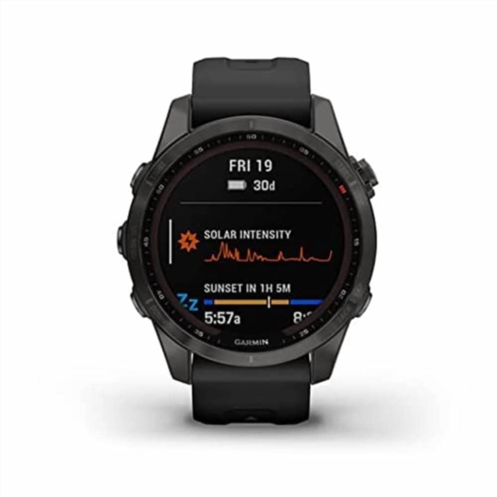 Garmin Fenix 7S Sapphire Solar Noir