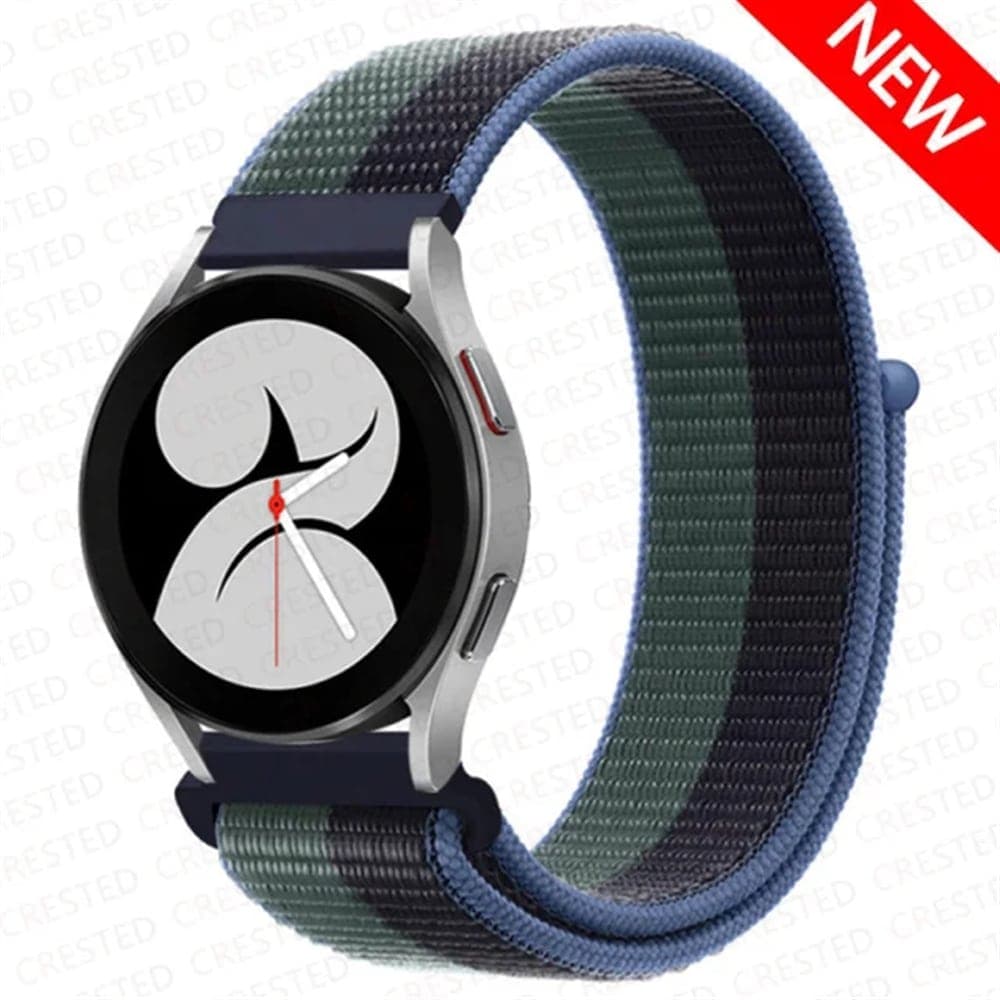 Bracelet à boucle en nylon pour montre connectée 22mm Universel
