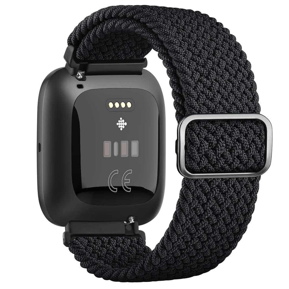 Bracelet Boucle Tressée en nylon pour montre connectée Fitbit Versa Lite