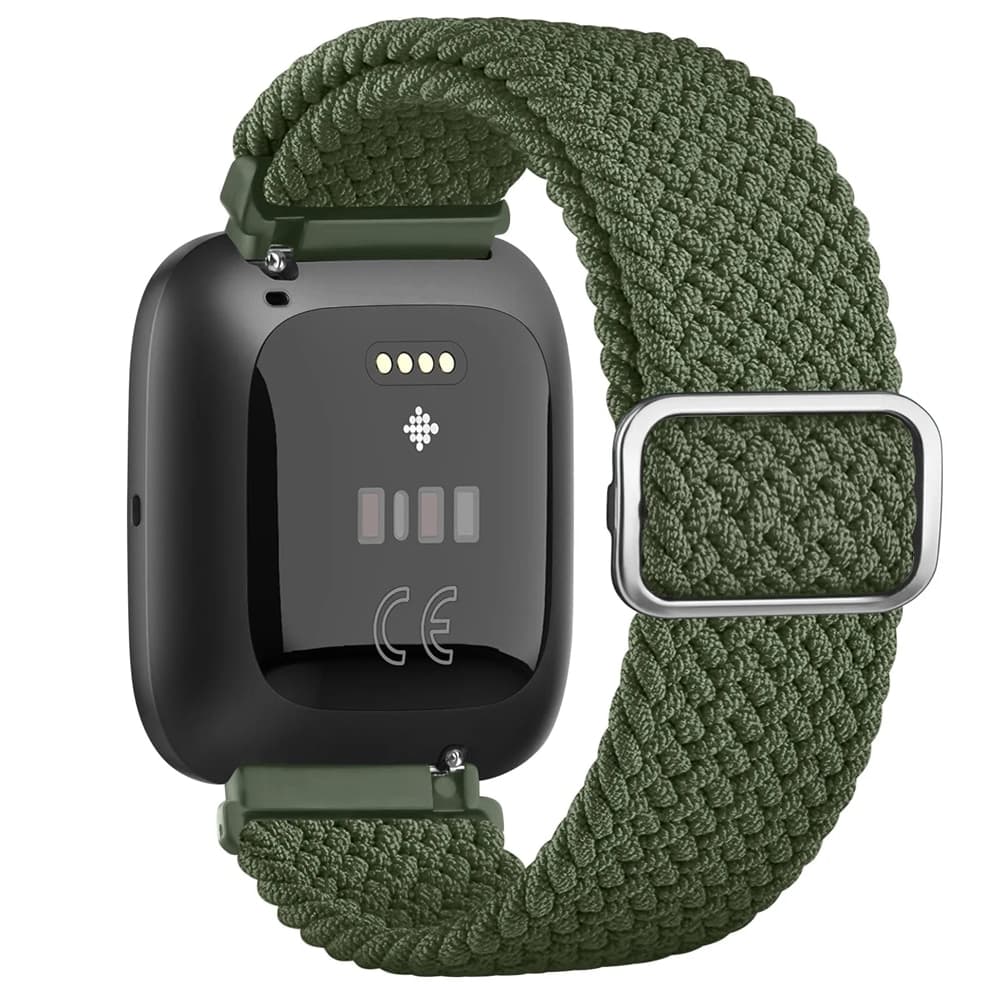 Bracelet Boucle Tressée en nylon pour montre connectée Fitbit Versa Lite