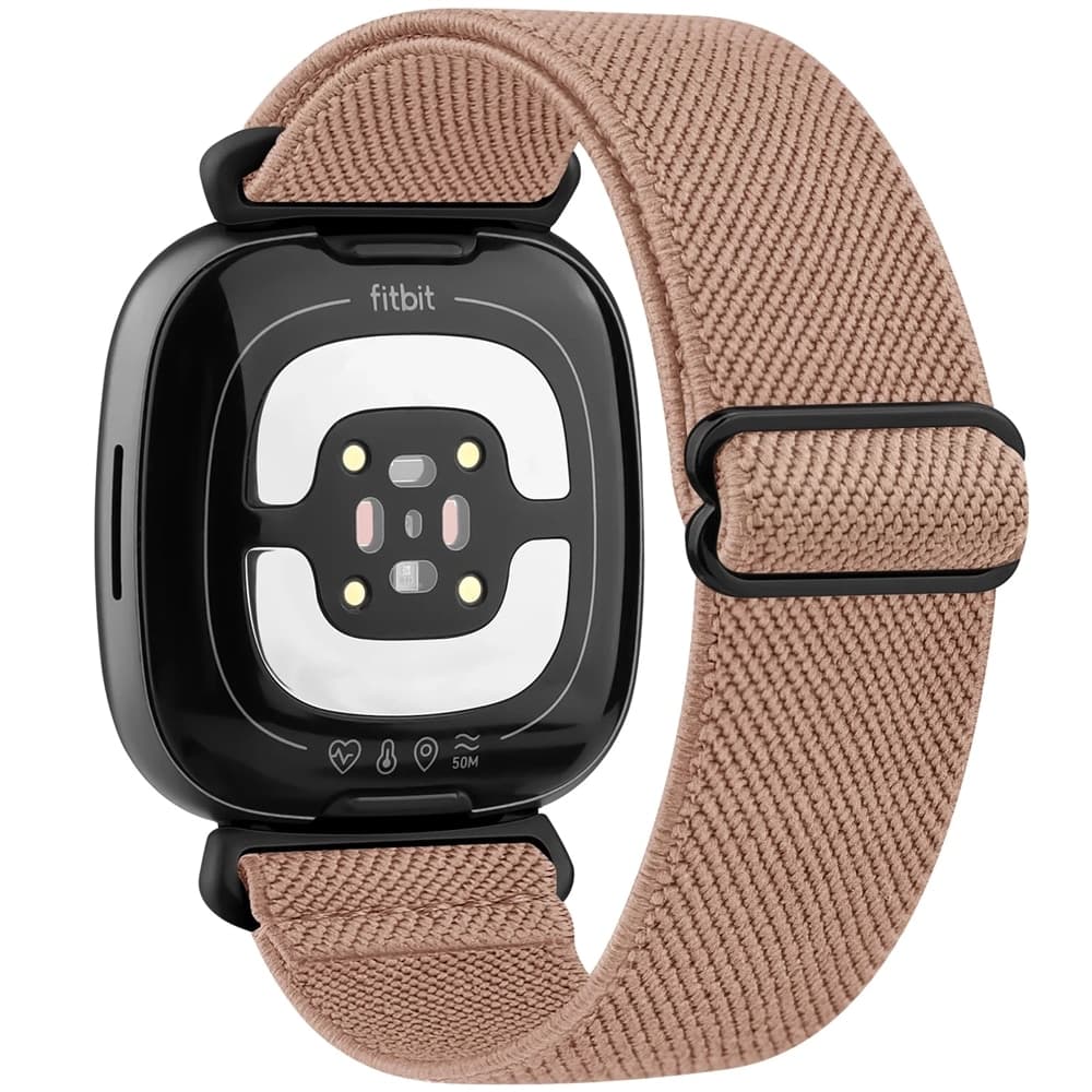 Bracelet élastique en nylon pour montre connectée Fitbit Sense 2