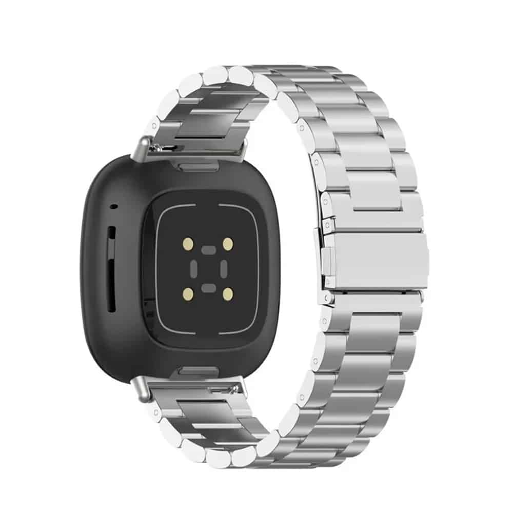 Bracelet de rechange en acier inoxydable pour montre connectée Fitbit Versa 3