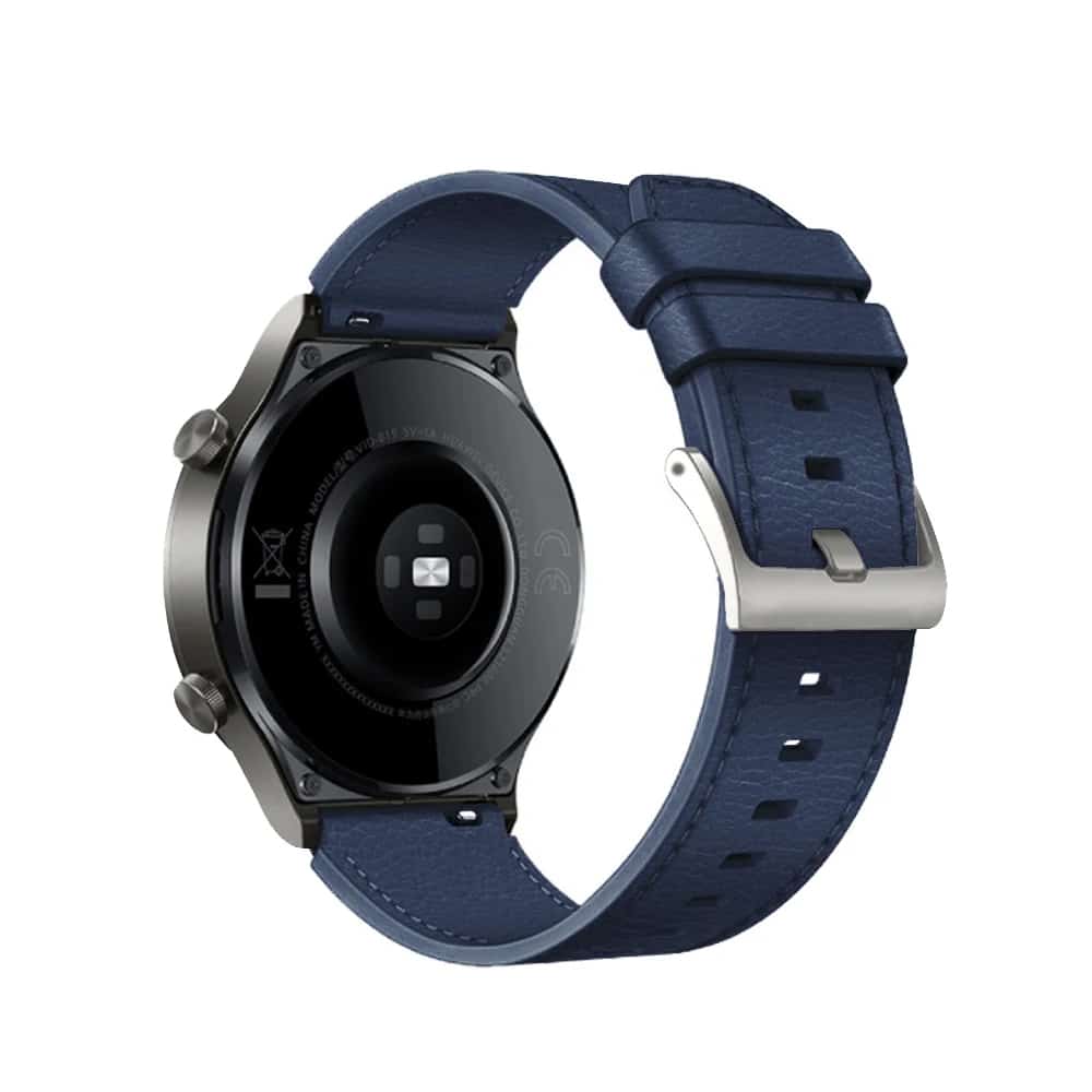 Bracelet Sport en cuir pour montre connectée 22mm Universel