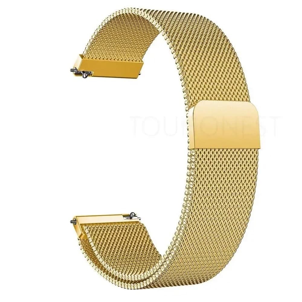 Bracelet magnétique en métal pour montre connectée 22mm Universel