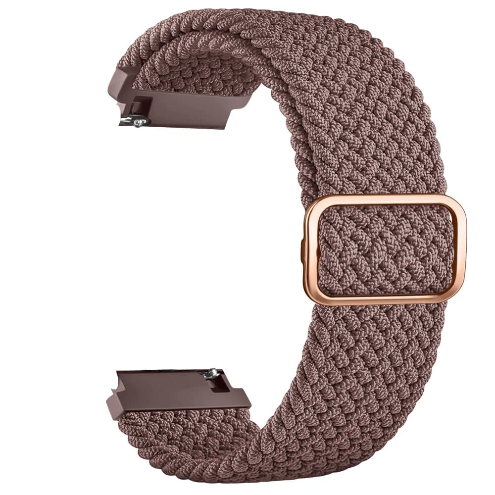 Bracelet Tissé en tissu élastique pour montre connectée 22mm Universel