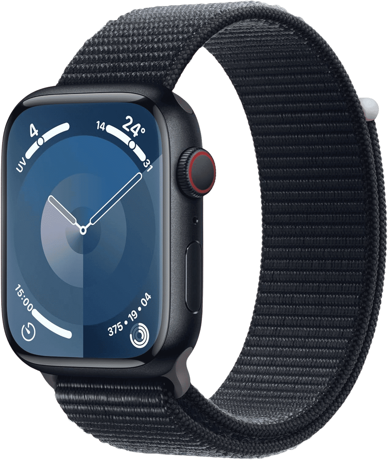 Apple Watch Series 9 45mm GPS + Cellular Minuit
