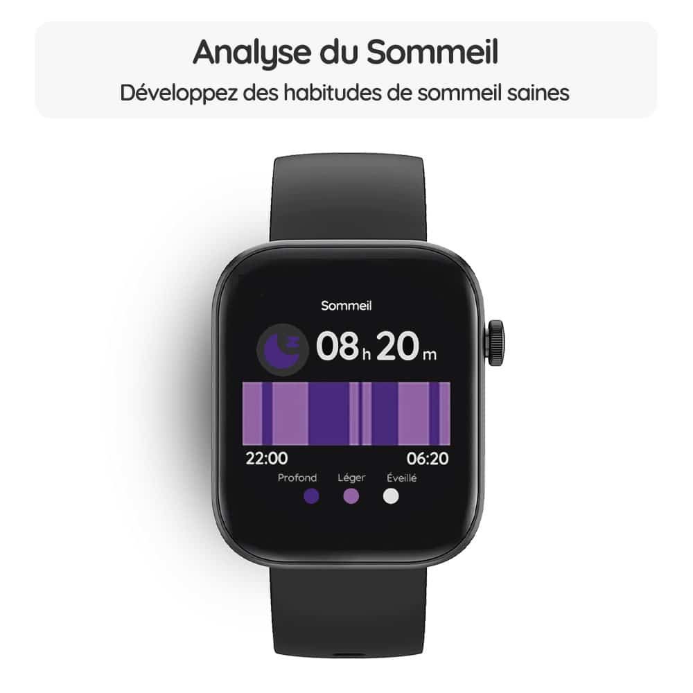 Montre connectée OptiTrack™ Lite - Analyse du Sommeil