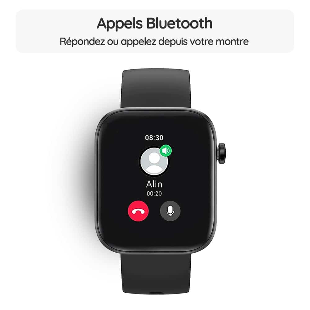 Montre connectée OptiTrack™ Lite - Appels Bluetooth