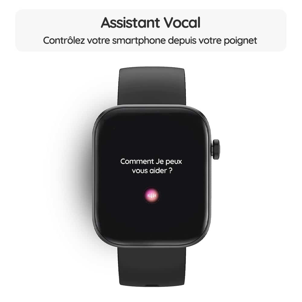 Montre connectée OptiTrack™ Lite - Assistant Vocal