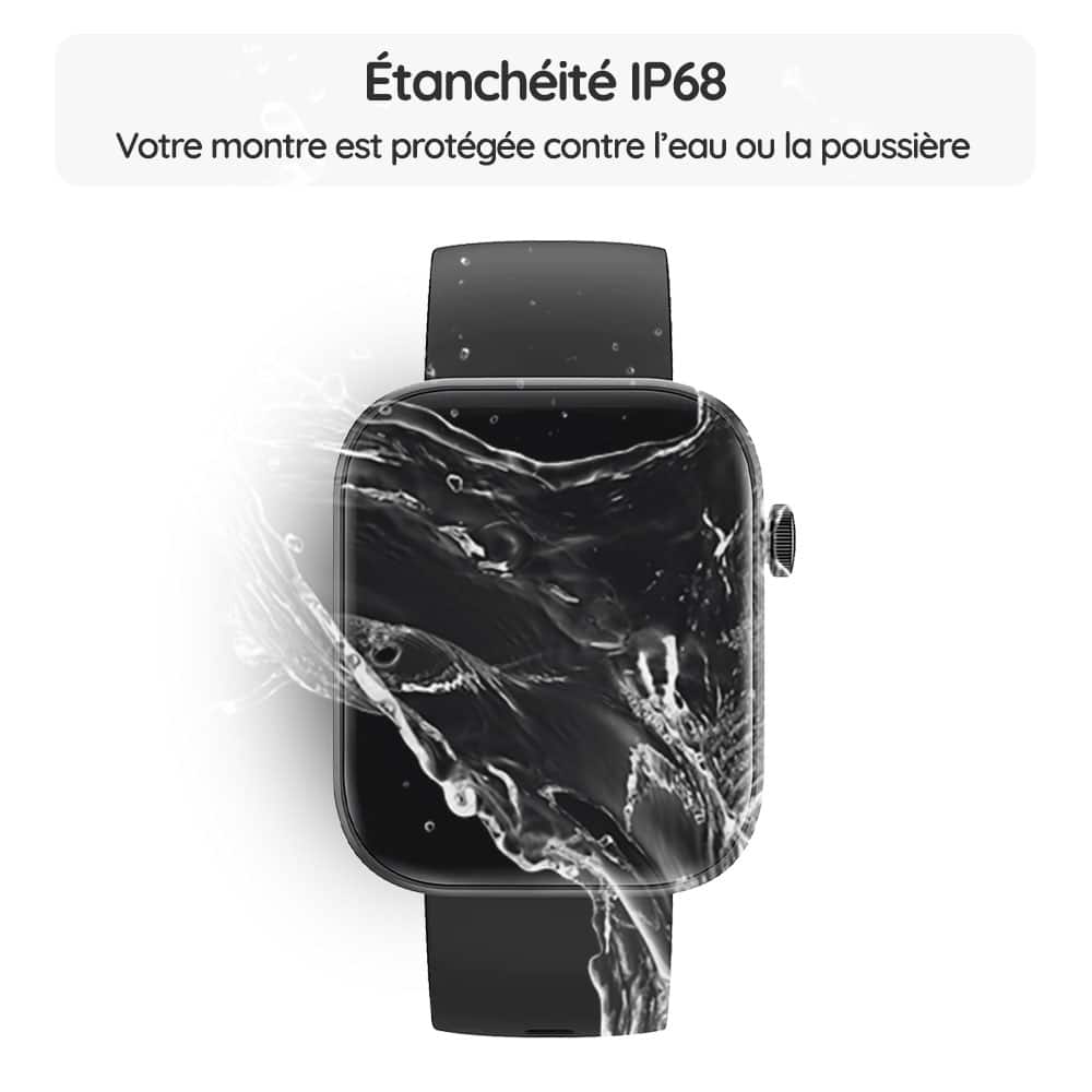 Montre connectée OptiTrack™ Lite - Étanchéité IP68