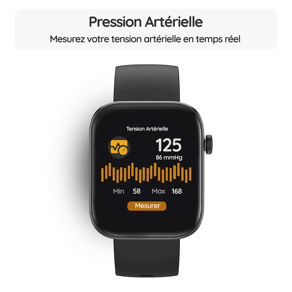 Montre connectée OptiTrack™ Lite - Pression Artérielle