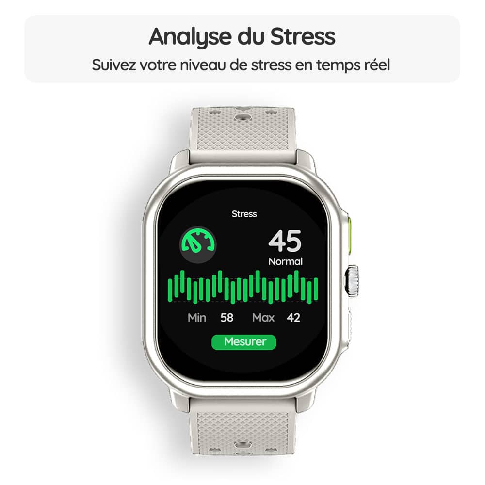 Montre connectée OptiTrack™ Adventure - Analyse du Stress