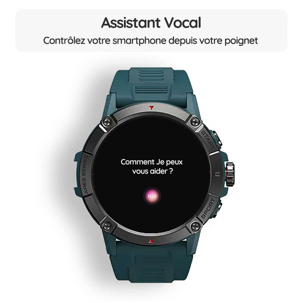 Montre connectée OptiTrack™ Aqua - Assistant Vocal