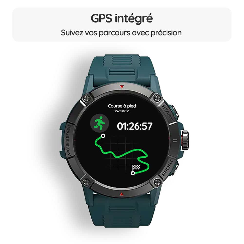 Montre connectée OptiTrack™ Aqua - GPS intégré