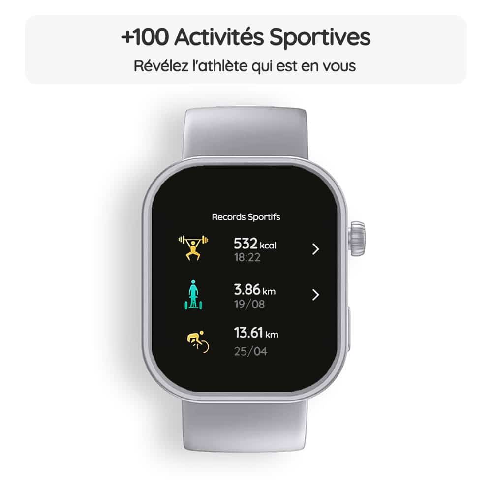 Montre connectée OptiTrack™ FemFit - Activités Sportives