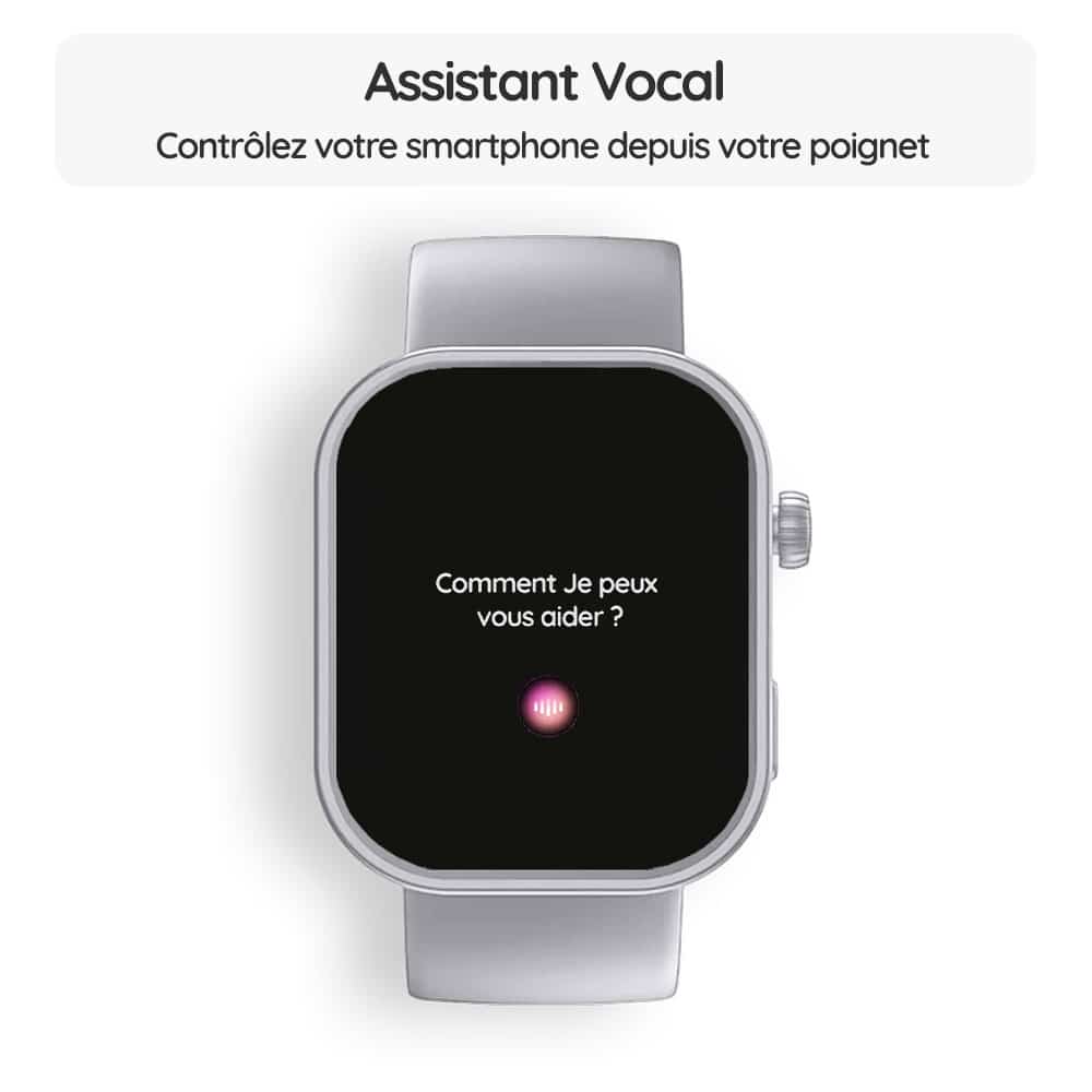 Montre connectée OptiTrack™ FemFit - Assistant Vocal