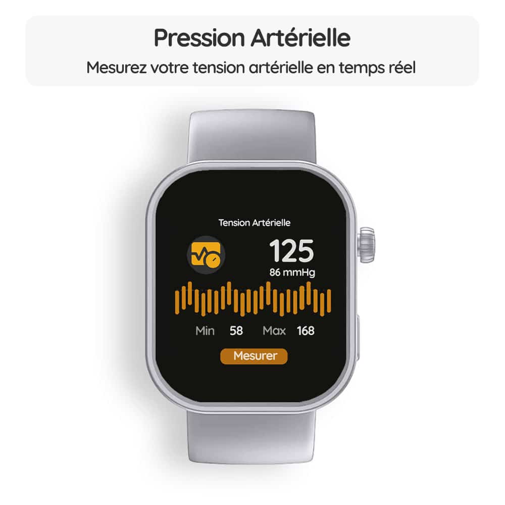 Montre connectée OptiTrack™ FemFit - Pression Artérielle