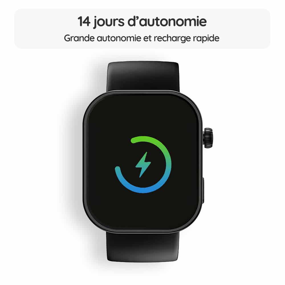 Montre connectée OptiTrack™ MenFit - 14 jours d’autonomie