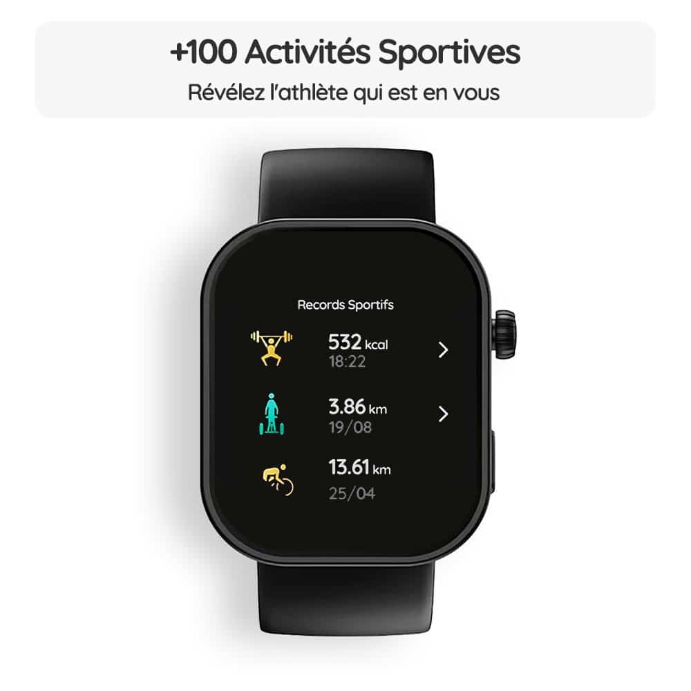 Montre connectée OptiTrack™ MenFit - Activités Sportives