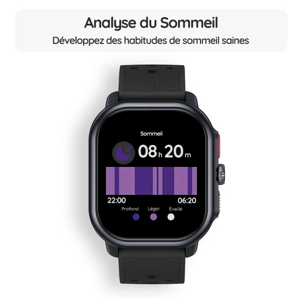 Montre connectée OptiTrack™ Runner - Analyse du Sommeil