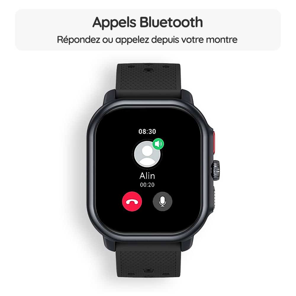 Montre connectée OptiTrack™ Runner - Appels Bluetooth