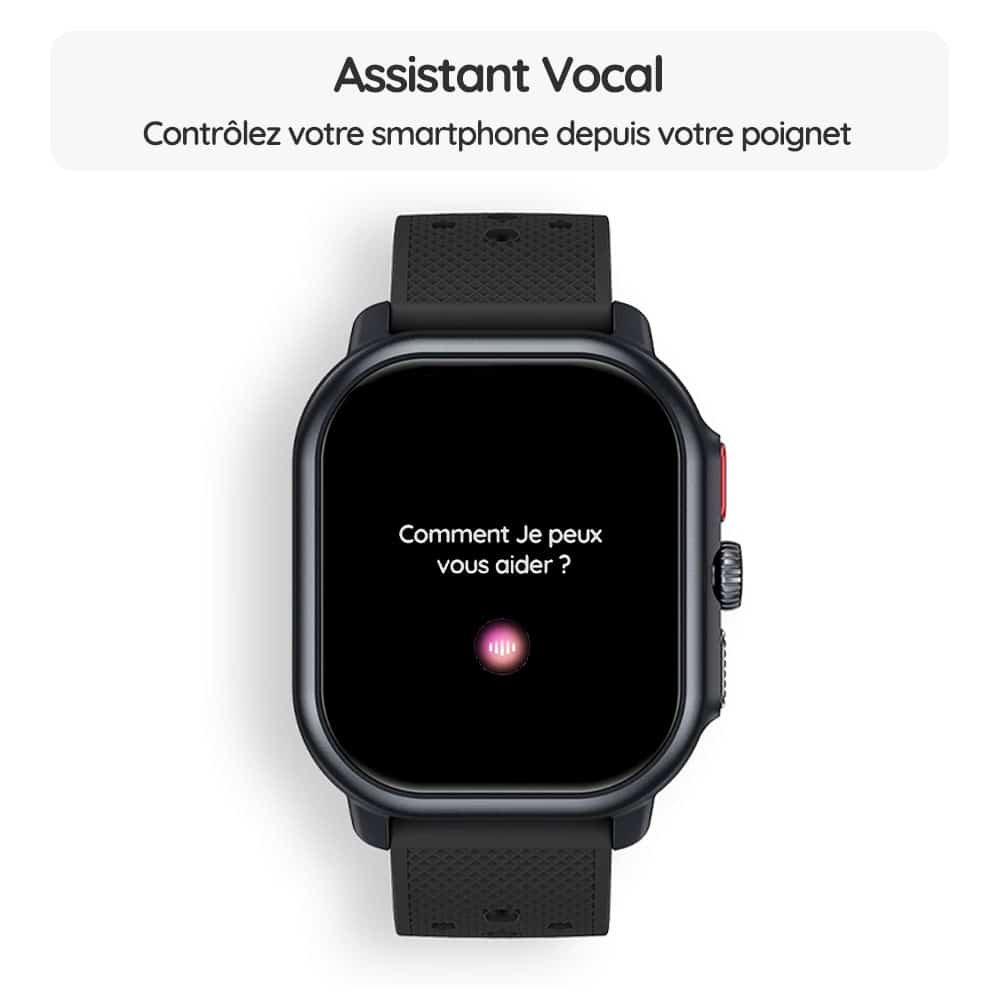 Montre connectée OptiTrack™ Runner - Assistant Vocal