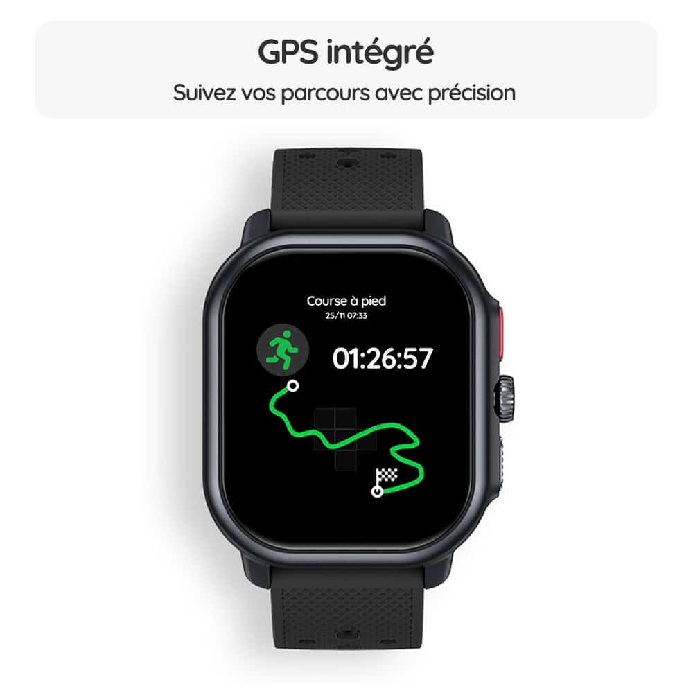 Montre connectée OptiTrack™ Runner - GPS intégré