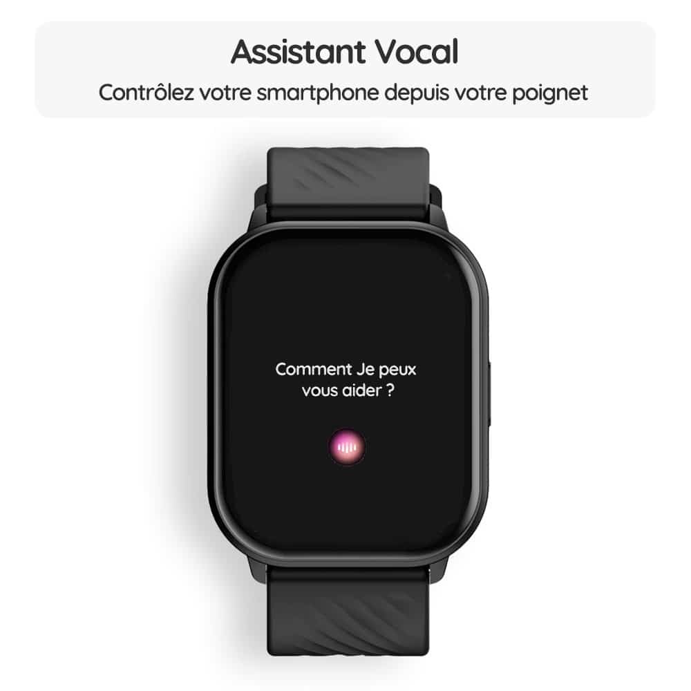 Montre connectée OptiTrack™ Senior - Assistant Vocal