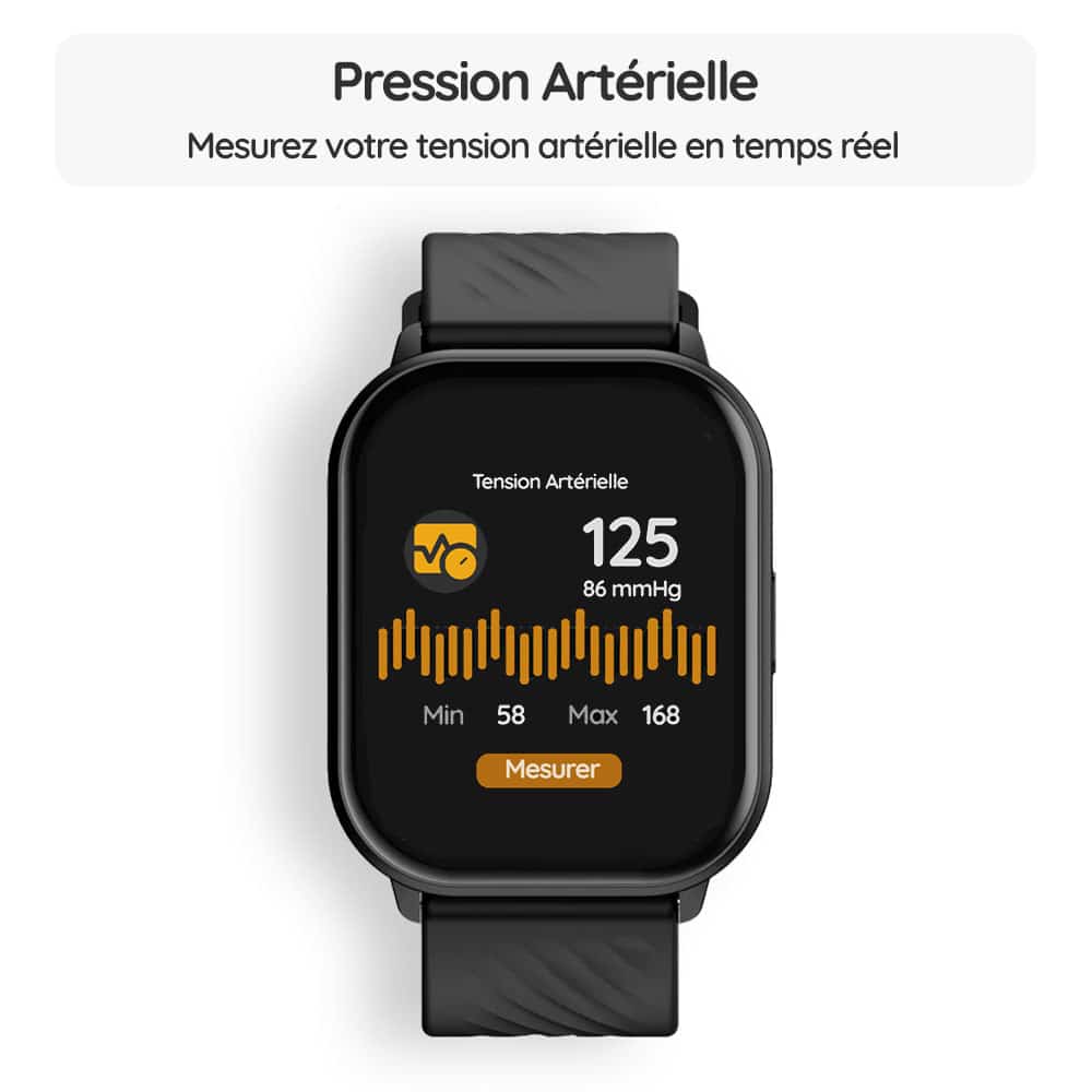 Montre connectée OptiTrack™ Senior - Pression Artérielle