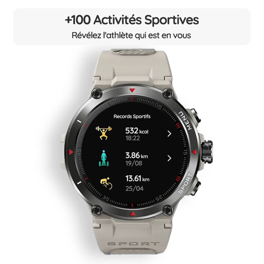 Montre connectée OptiTrack™ Sport - Activités Sportives