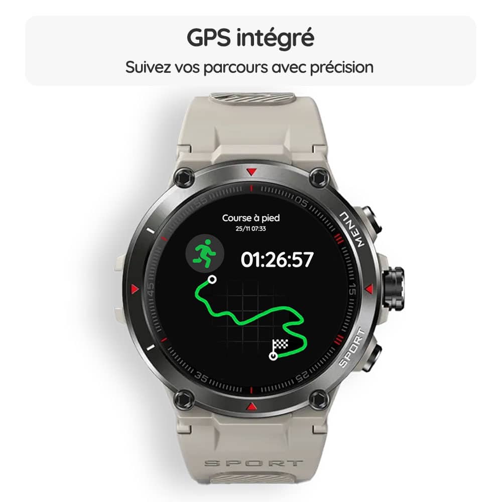 Montre connectée OptiTrack™ Sport - GPS intégré