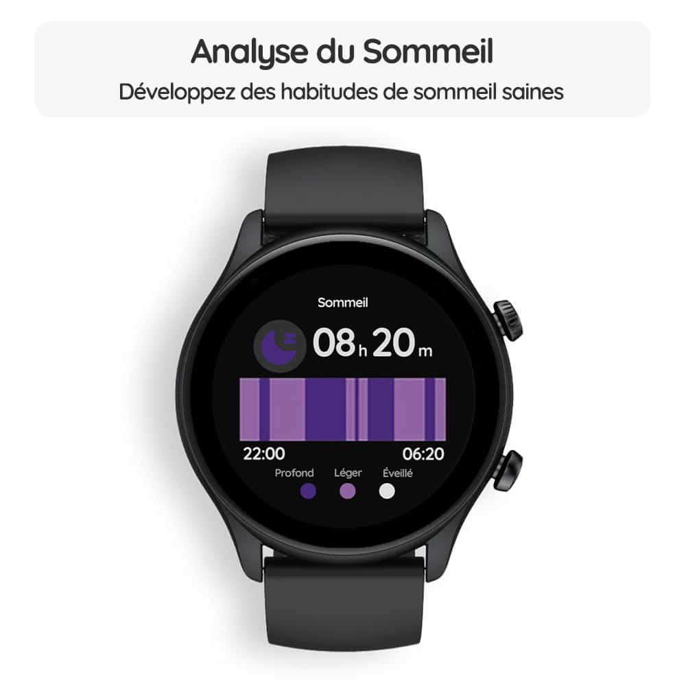 Montre connectée OptiTrack™ Zen - Analyse du Sommeil