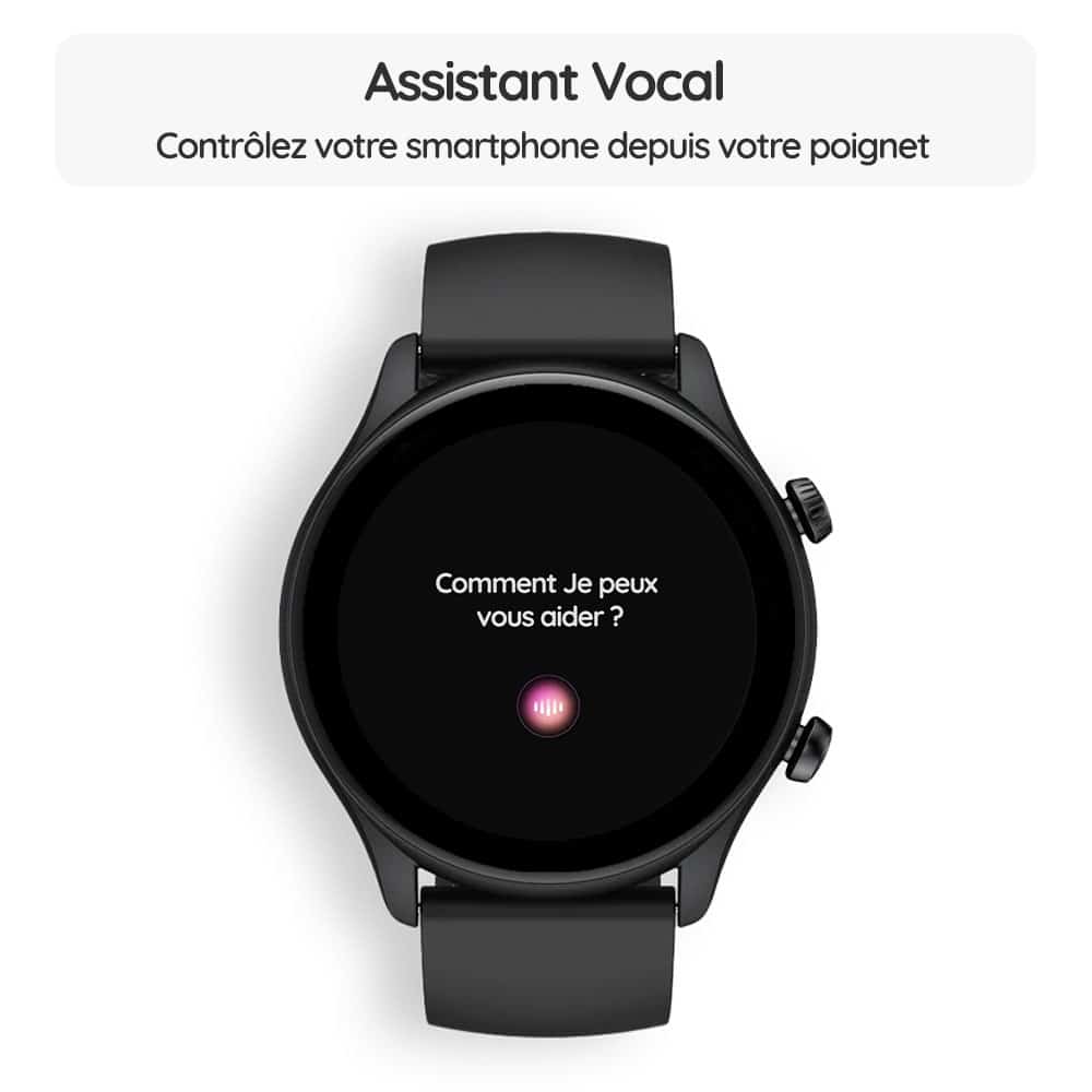 Montre connectée OptiTrack™ Zen - Assistant Vocal