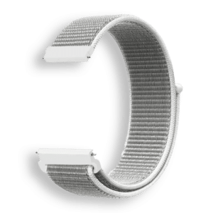 Bracelet sport nylon gris et blanc pour montre connectée OptiTrack