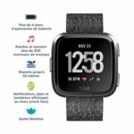 Fitbit Versa - Montres Connectées Forme, Sport et Bien-être : Autonomie Longue Durée, Étanche, Suivi Fréquence Cardiaque, Graphite