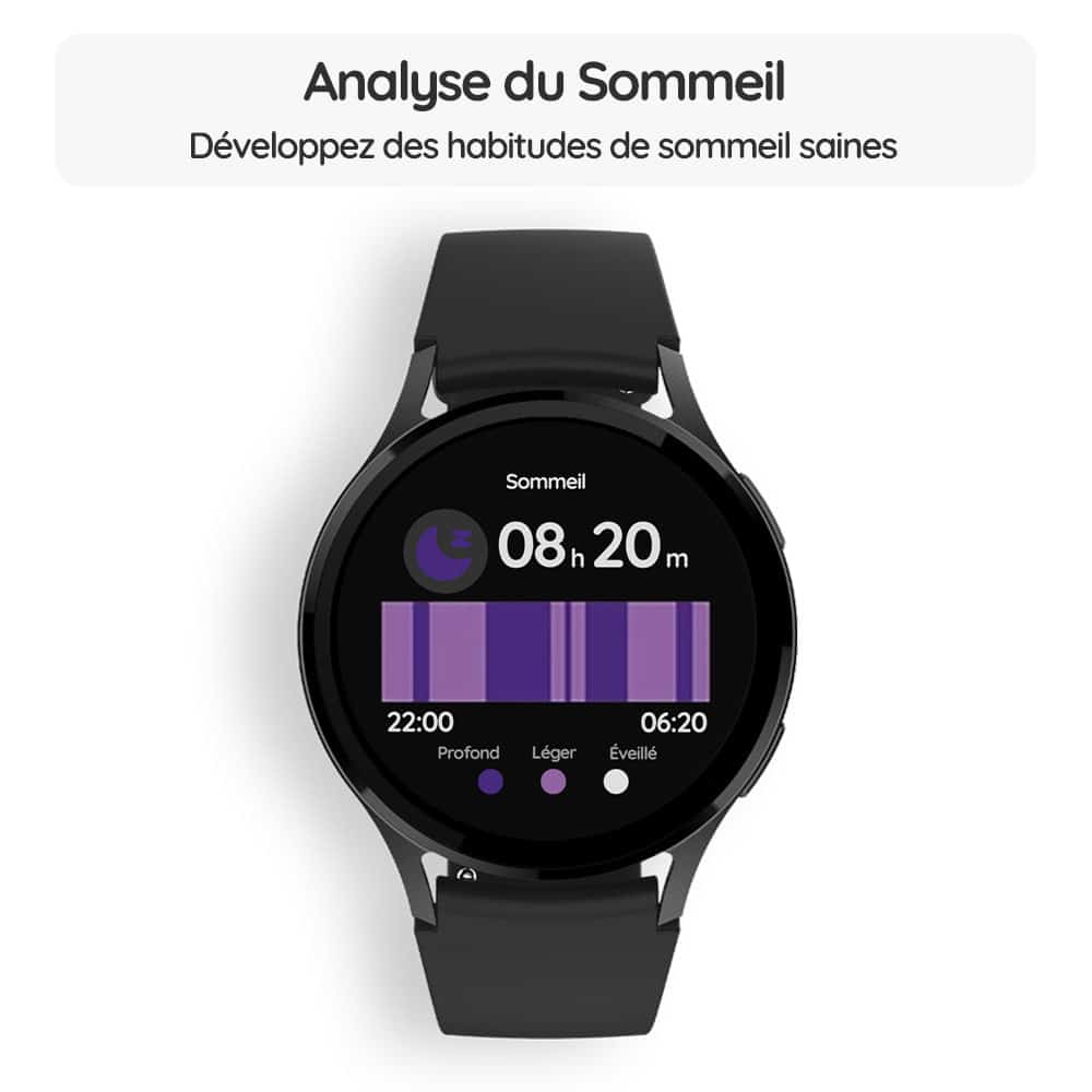 Montre connectée OptiTrack™ AI Pro - Analyse du Sommeil