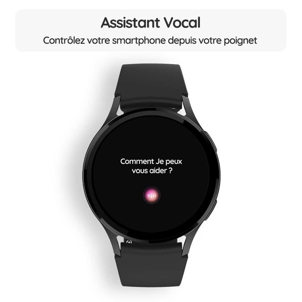 Montre connectée OptiTrack™ AI Pro - Assistant Vocal