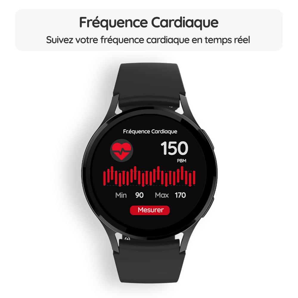 Montre connectée OptiTrack™ AI Pro - Fréquence Cardiaque