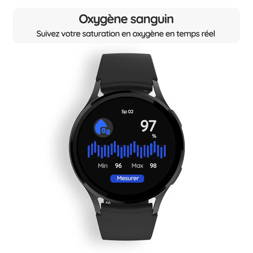 Montre connectée OptiTrack™ AI Pro - Oxygène sanguin