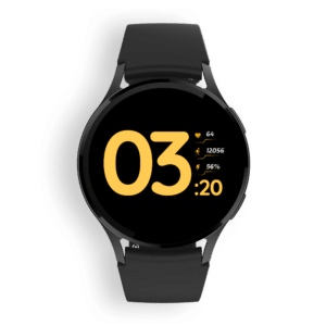 Montre connectée OptiTrack™ AI Pro Noir vue de face