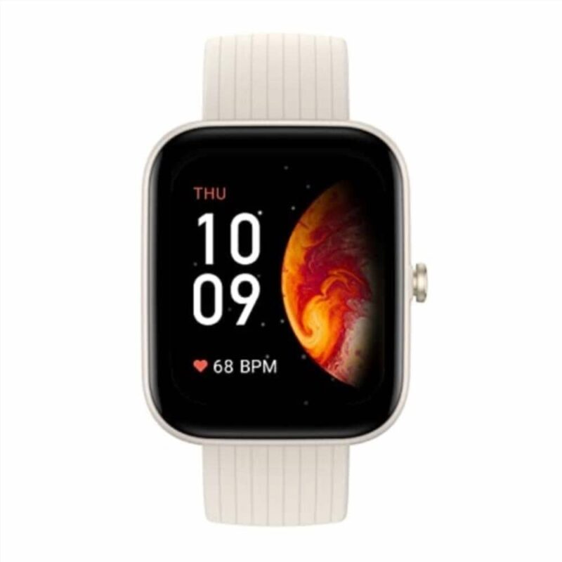 Amazfit Bip 3 Pro Montre Connectée GPS 1,69" - Blanc