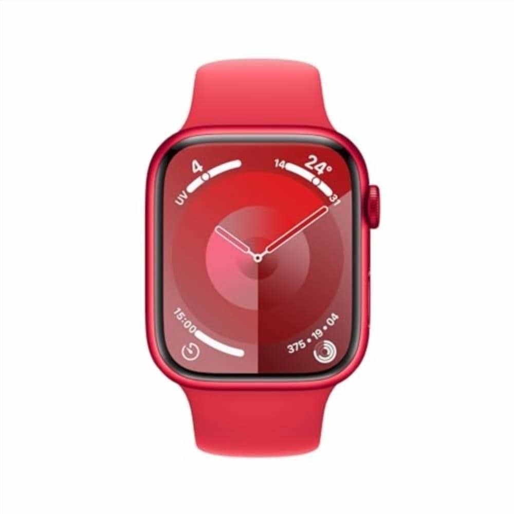 Montre Connectée : Apple Watch Series 9 (45 mm GPS) Aluminium et Bracelet Sport Rouge