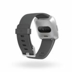 Fitbit Versa Lite - Montre Connectée Forme, Sport et Bien-être, Charcoal/Silver Aluminum