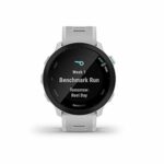 Garmin Forerunner 55 - Montre GPS multi-activités running avec fonctions d’entrainement Garmin Coach et cardio au poignet - Blanche