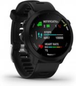 Garmin Forerunner 55 - Montre GPS multi-activités running avec fonctions d’entrainement Garmin Coach et cardio au poignet – Noire