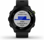 Garmin Forerunner 55 - Montre GPS multi-activités running avec fonctions d’entrainement Garmin Coach et cardio au poignet – Noire